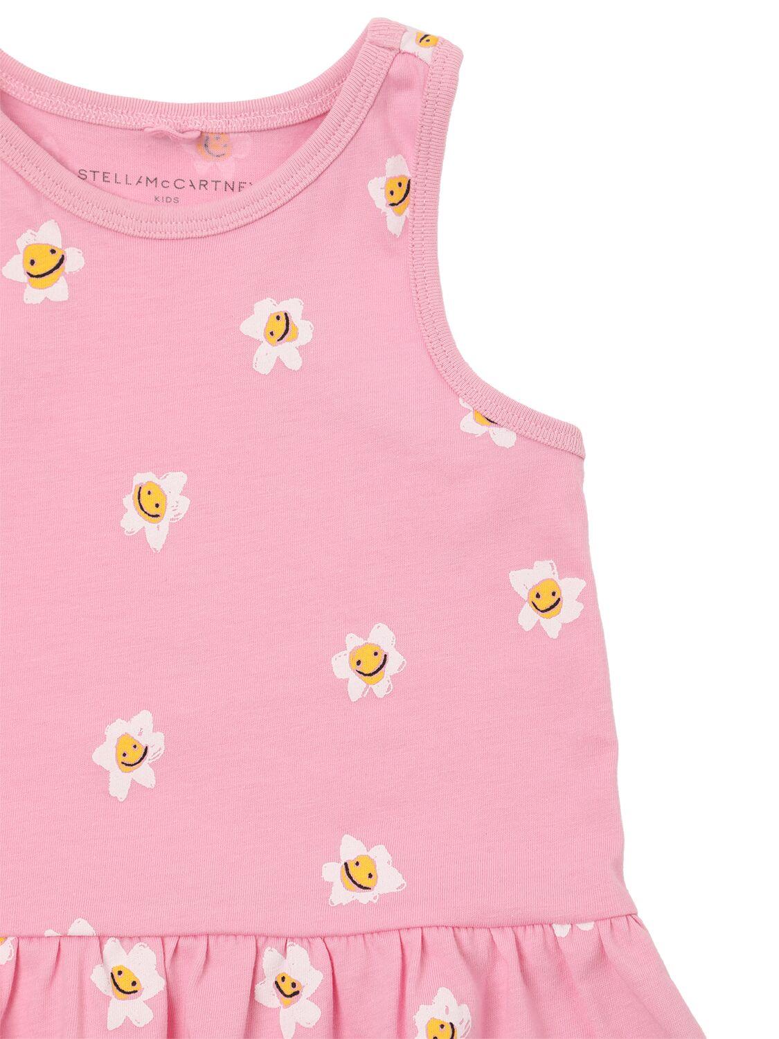 STELLA MCCARTNEY KIDS Printed Cotton Jersey Dress