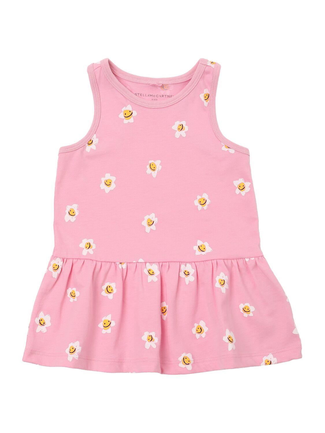 STELLA MCCARTNEY KIDS Printed Cotton Jersey Dress