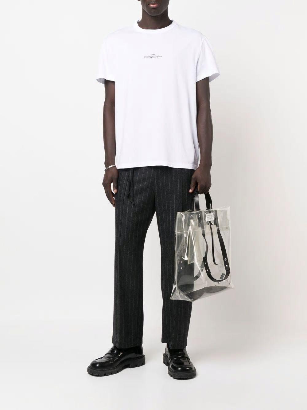 Maison Margiela Men's Distorted Logo T-Shirt