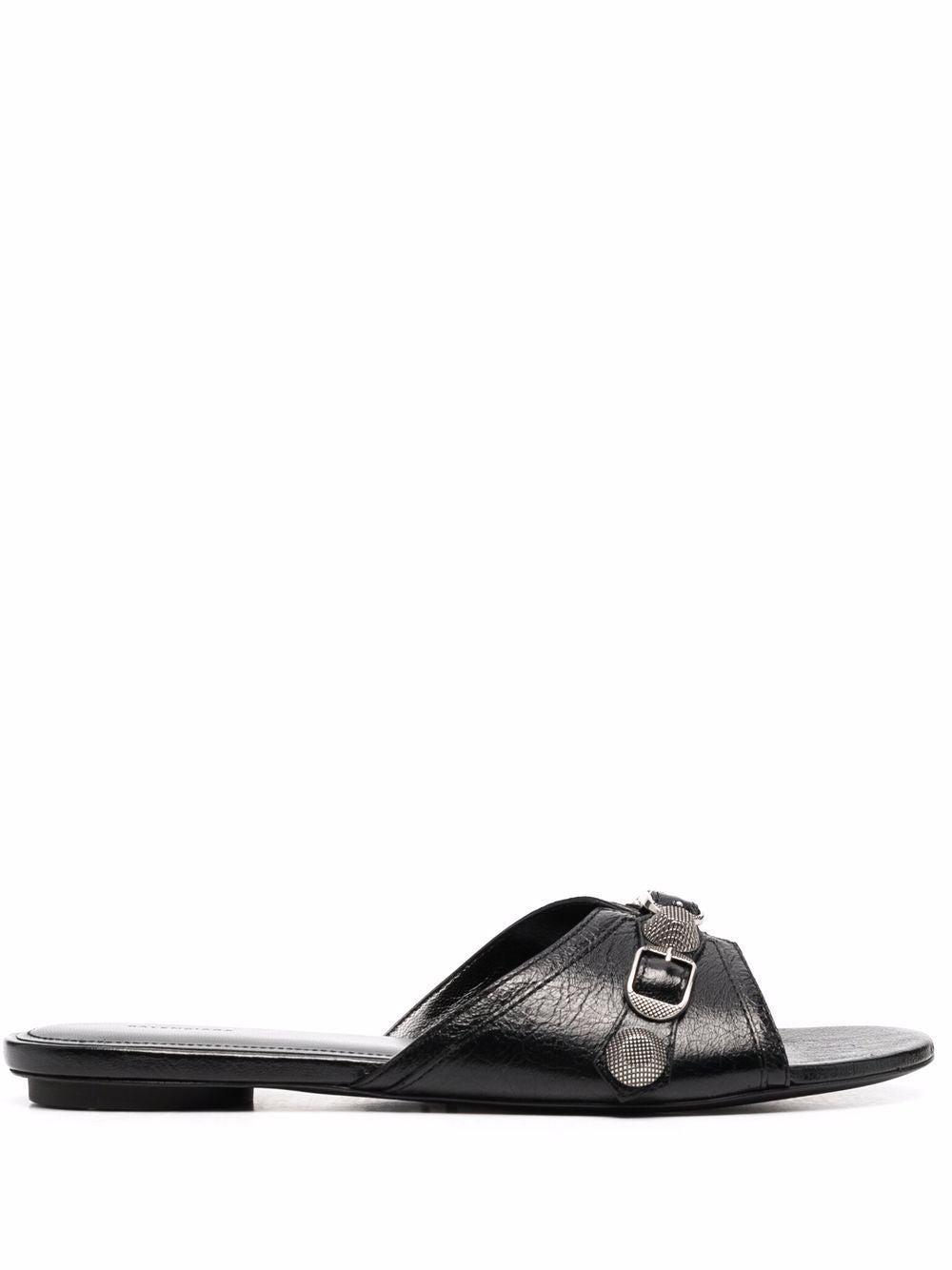 Balenciaga Cagole Sandal Black