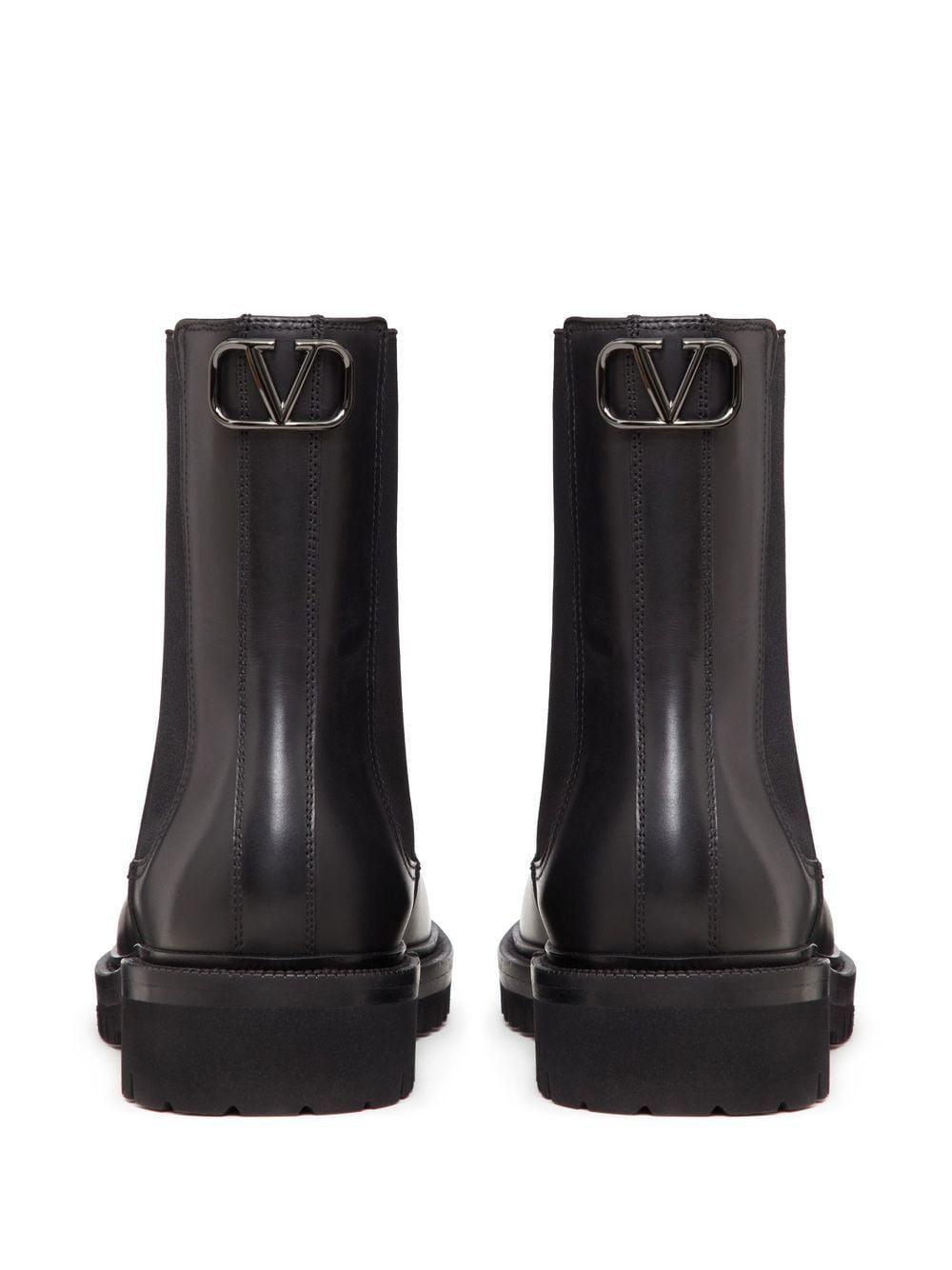 Valentino Garavani Men's Beatle Boot in Nero