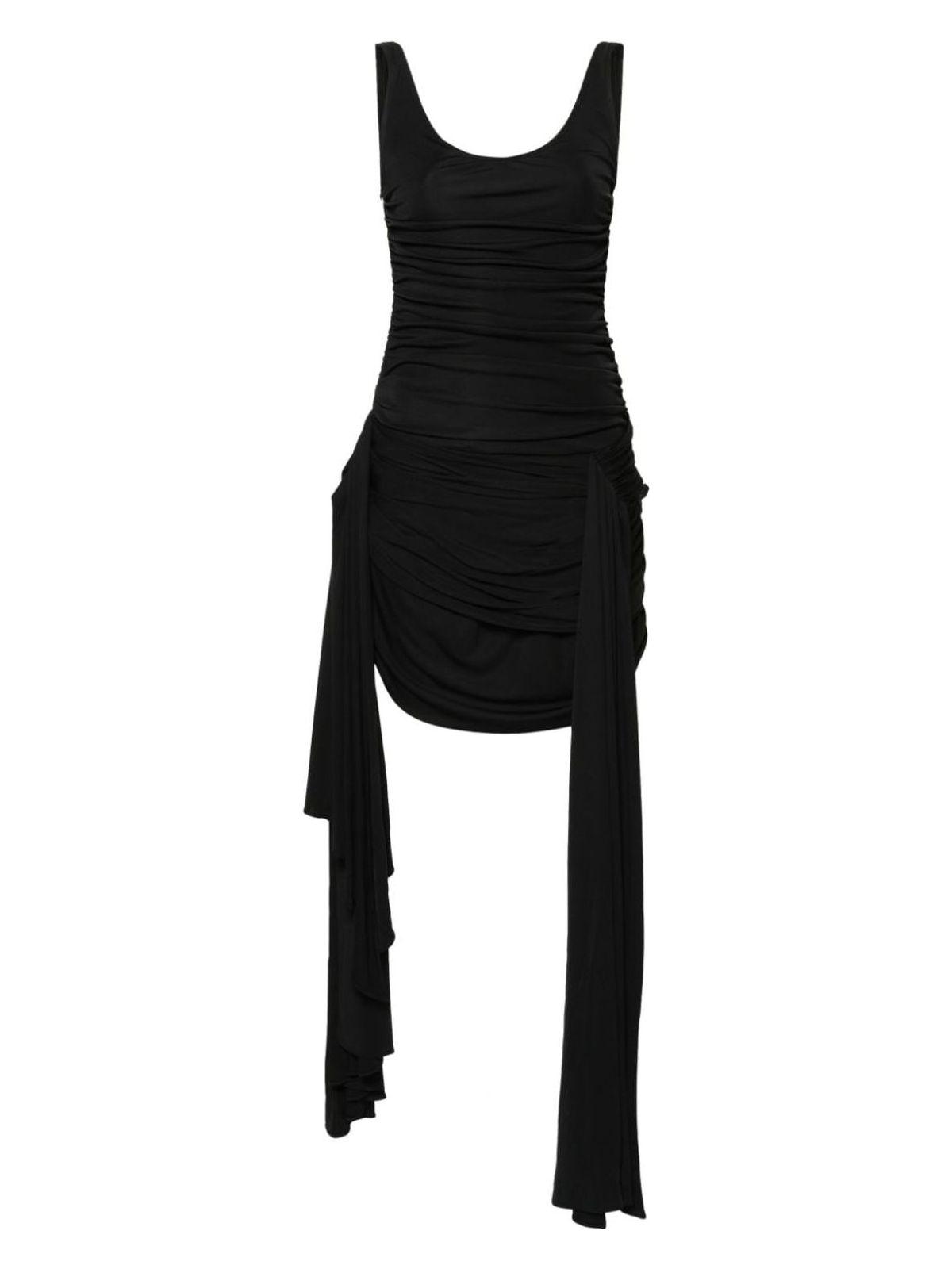 Mugler Draped Mini Dress