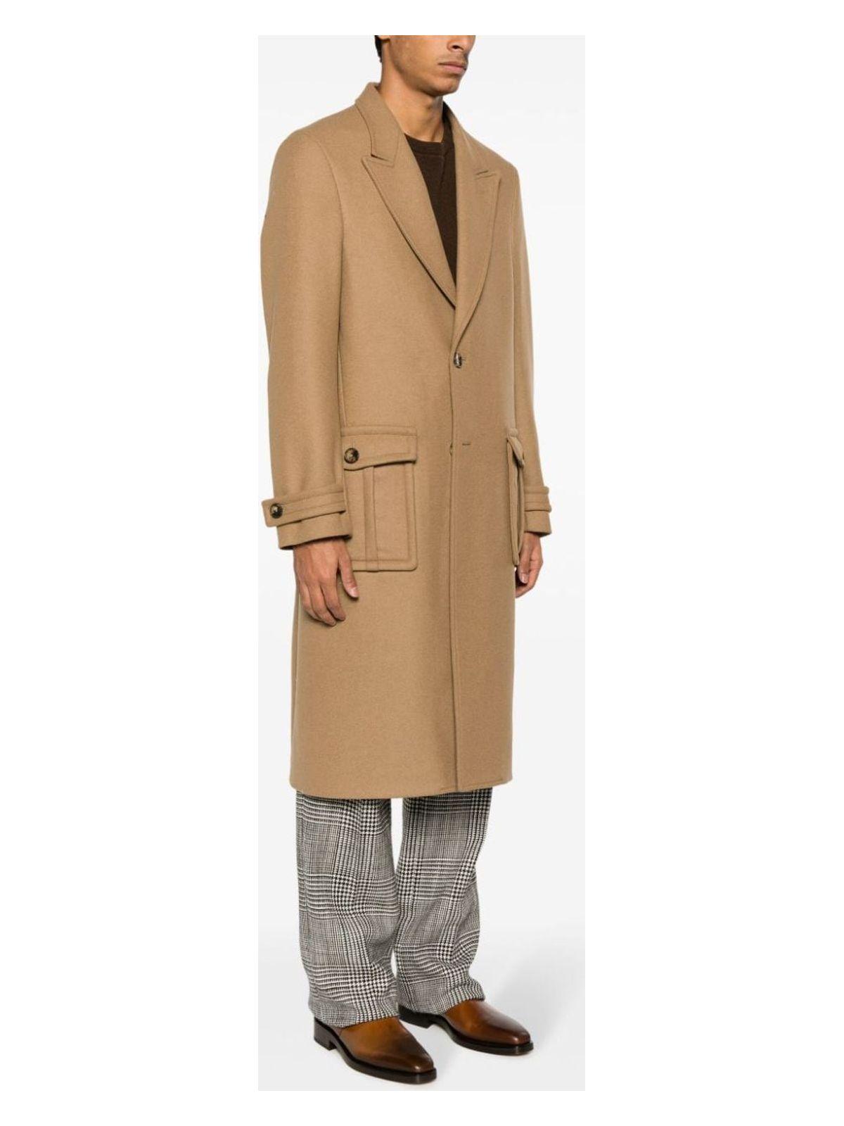 Etro Men's Wool Coat in Beige