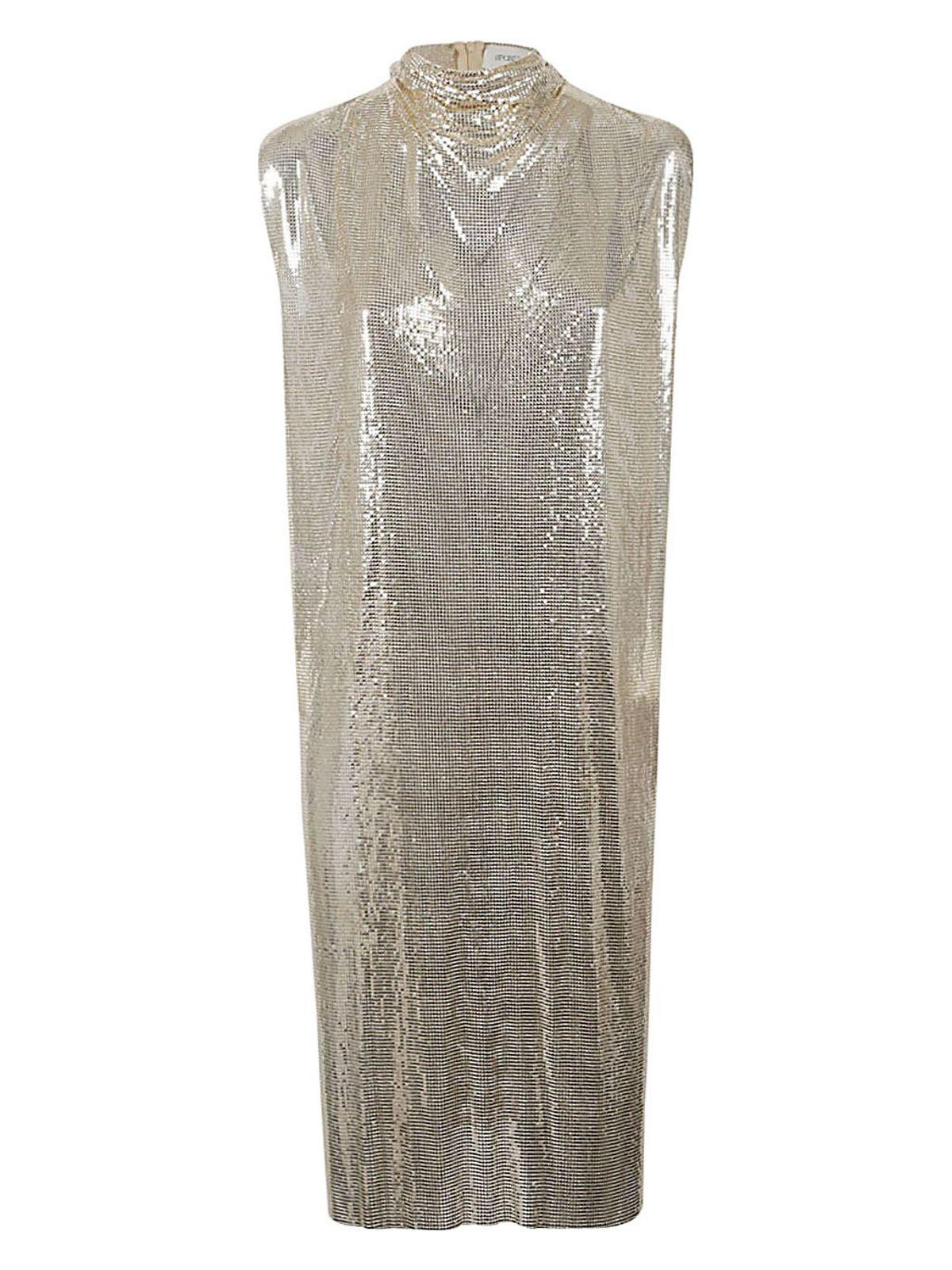 SportMax Mantide Metallic Effect Dress