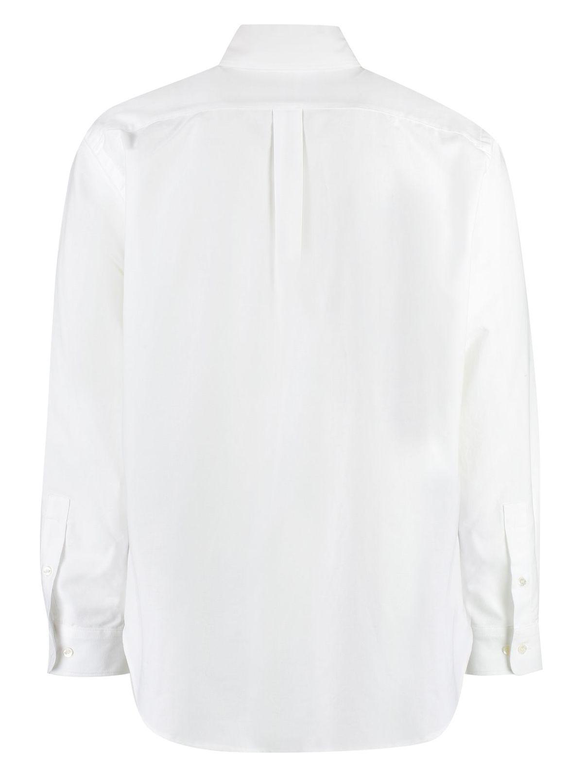 Palm Angels Button-Down Collar Cotton Shirt