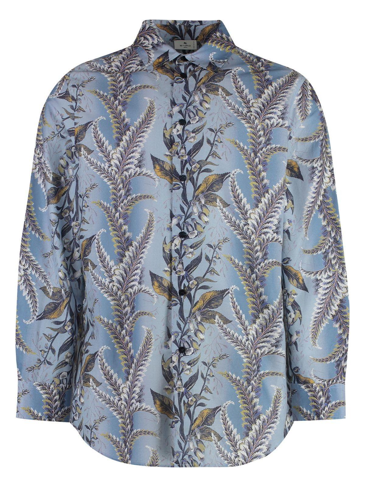 Etro Men's Printed Cotton Shirt