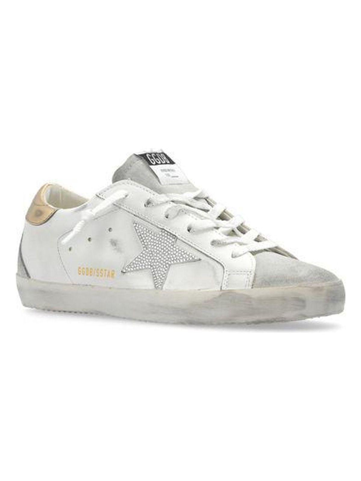 Golden Goose Women's Super-Star Sneaker in White/Ice/Crystal