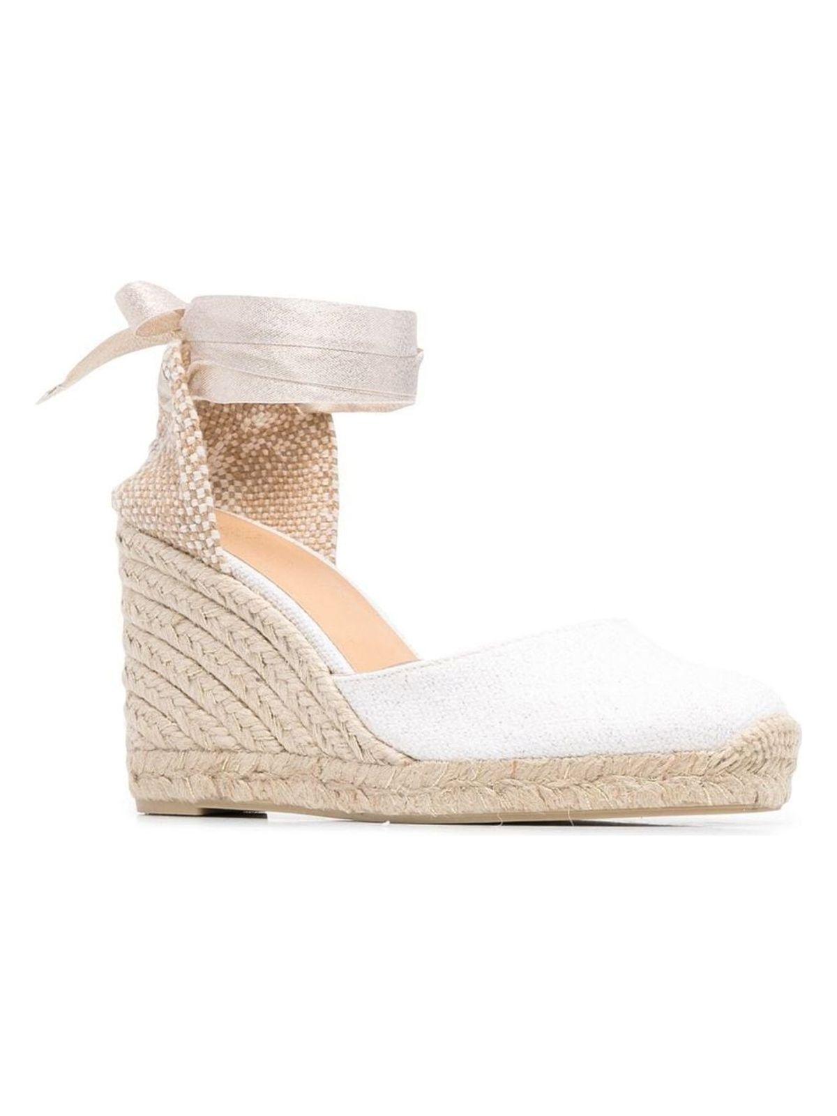 CastaÃ±er Castañer Lurex Carina Wedge Espadrilles