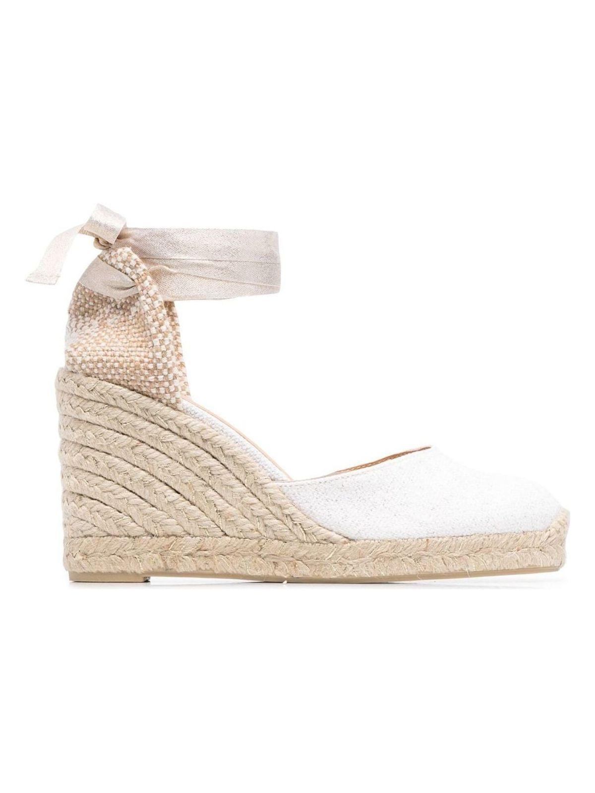 CastaÃ±er Castañer Lurex Carina Wedge Espadrilles