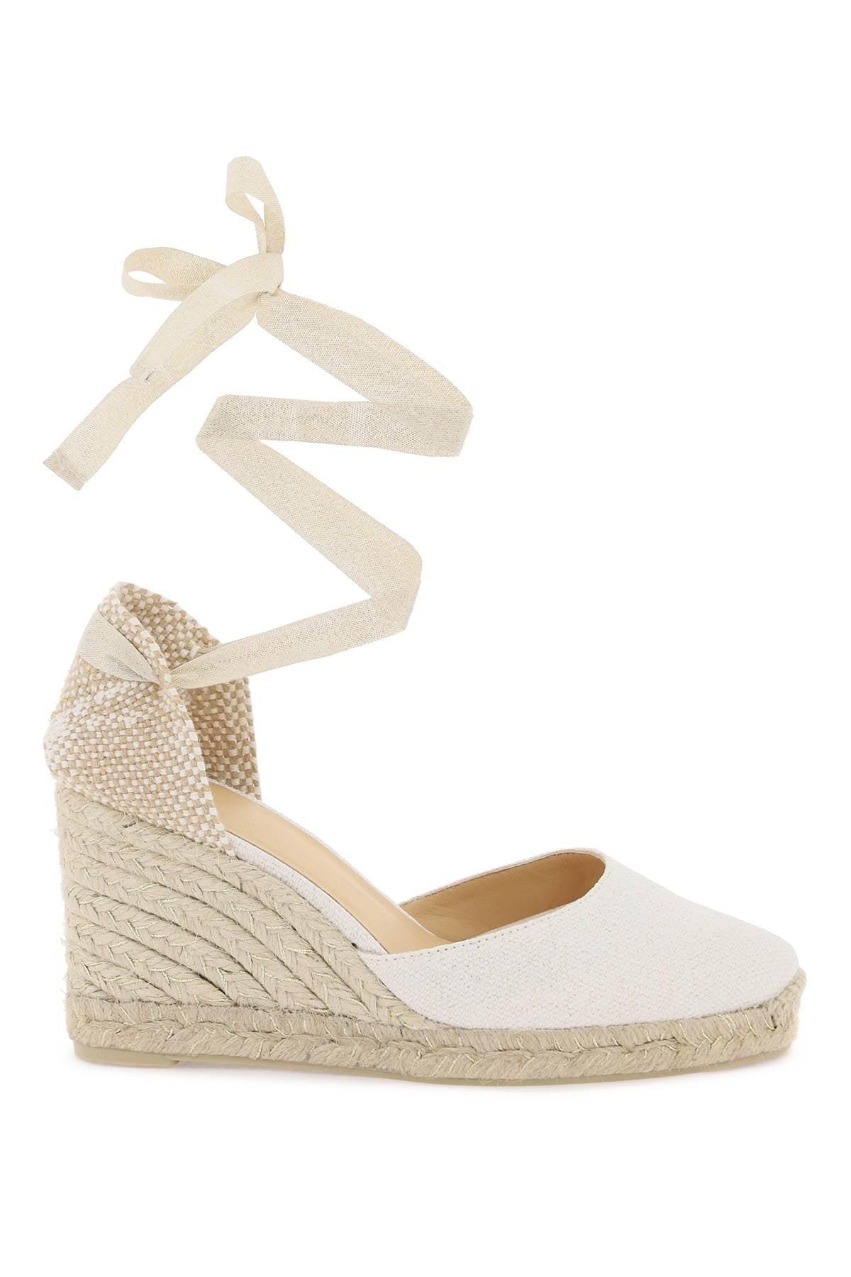 CastaÃ±er Castañer Lurex Carina Wedge Espadrilles