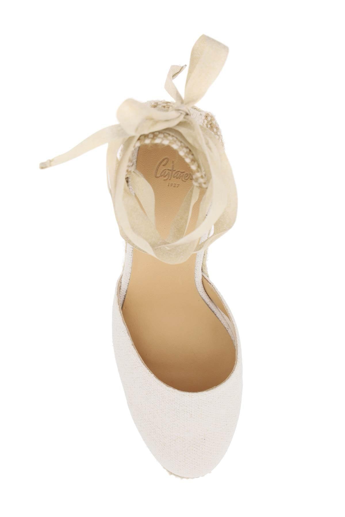 CastaÃ±er Castañer Lurex Carina Wedge Espadrilles