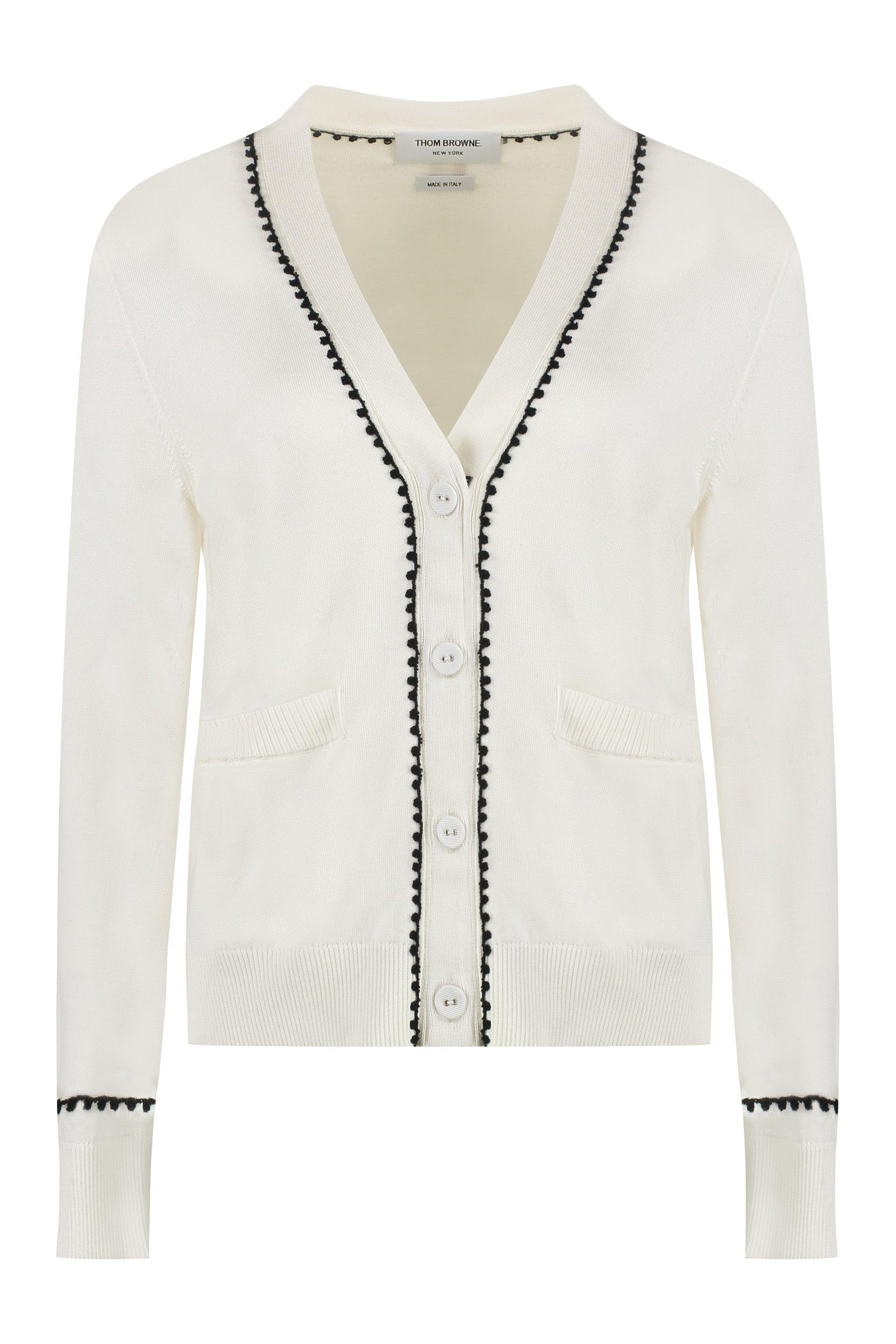 Thom Browne Women's Cardigan In Silk And Cotton