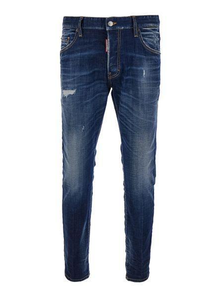 Dsquared2 Men's Pants 5 Pockets in Navy Blue