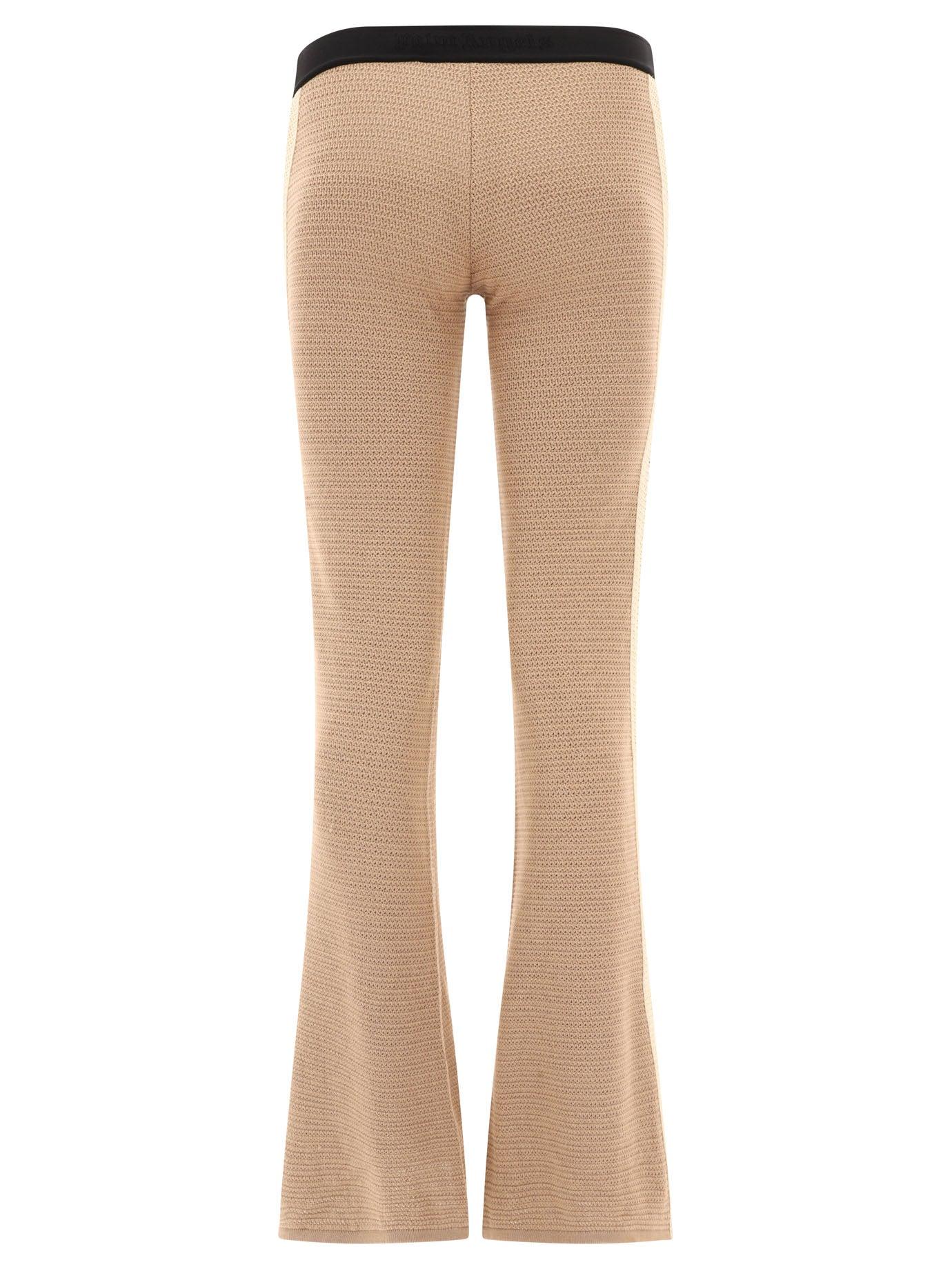 Palm Angels Women's Logo Tape Knitted Trousers