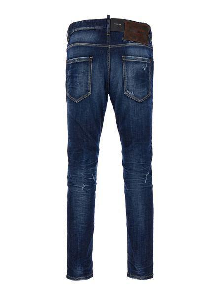 Dsquared2 Men's Pants 5 Pockets in Navy Blue