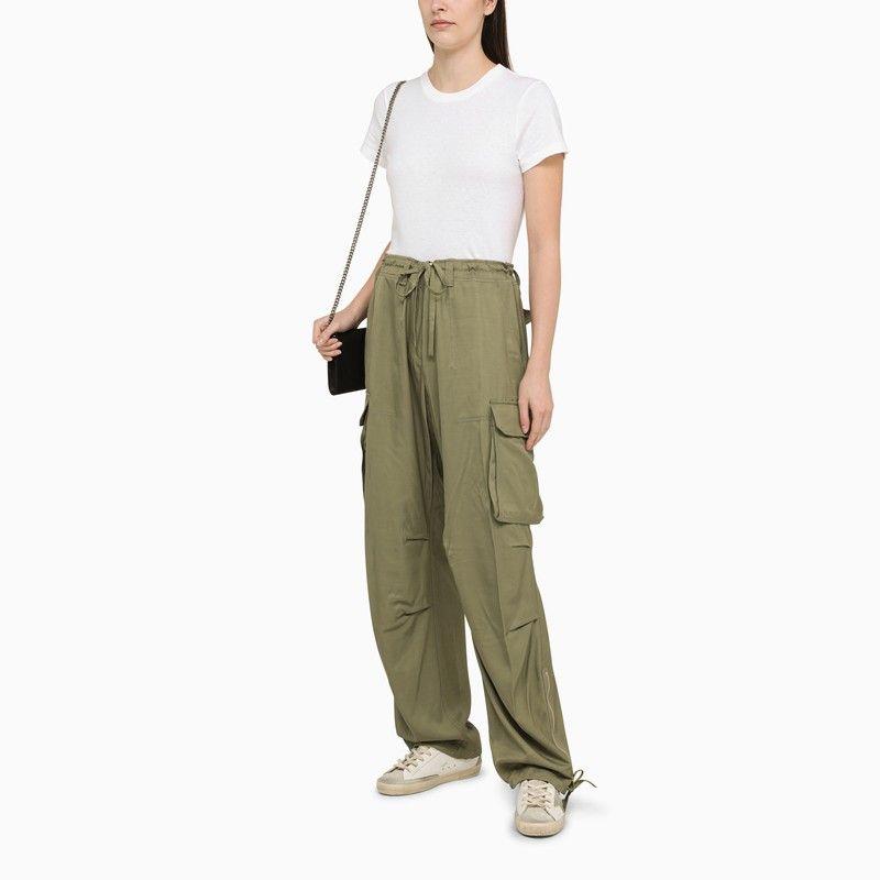 Golden Goose Women's Cargo Trousers in Green