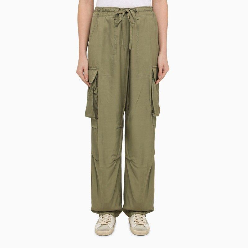 Golden Goose Women's Cargo Trousers in Green