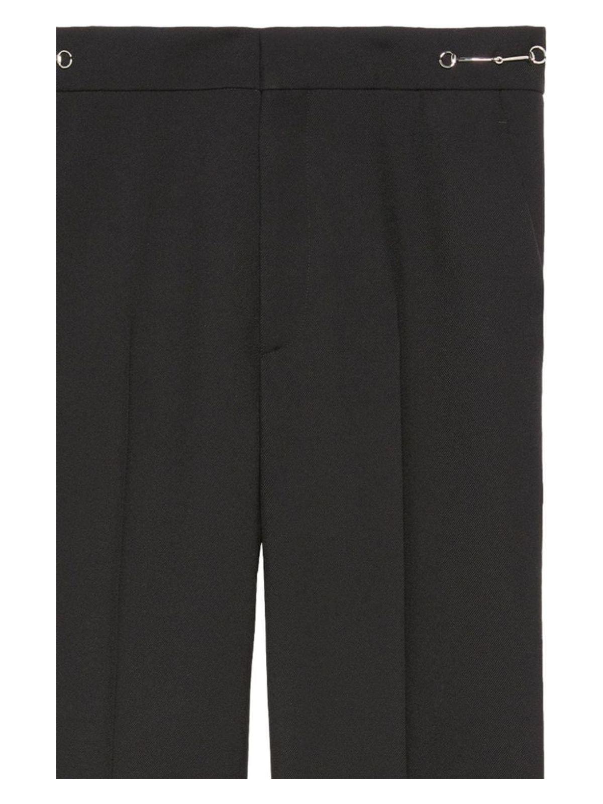 Gucci Women's Wool Trousers in Black