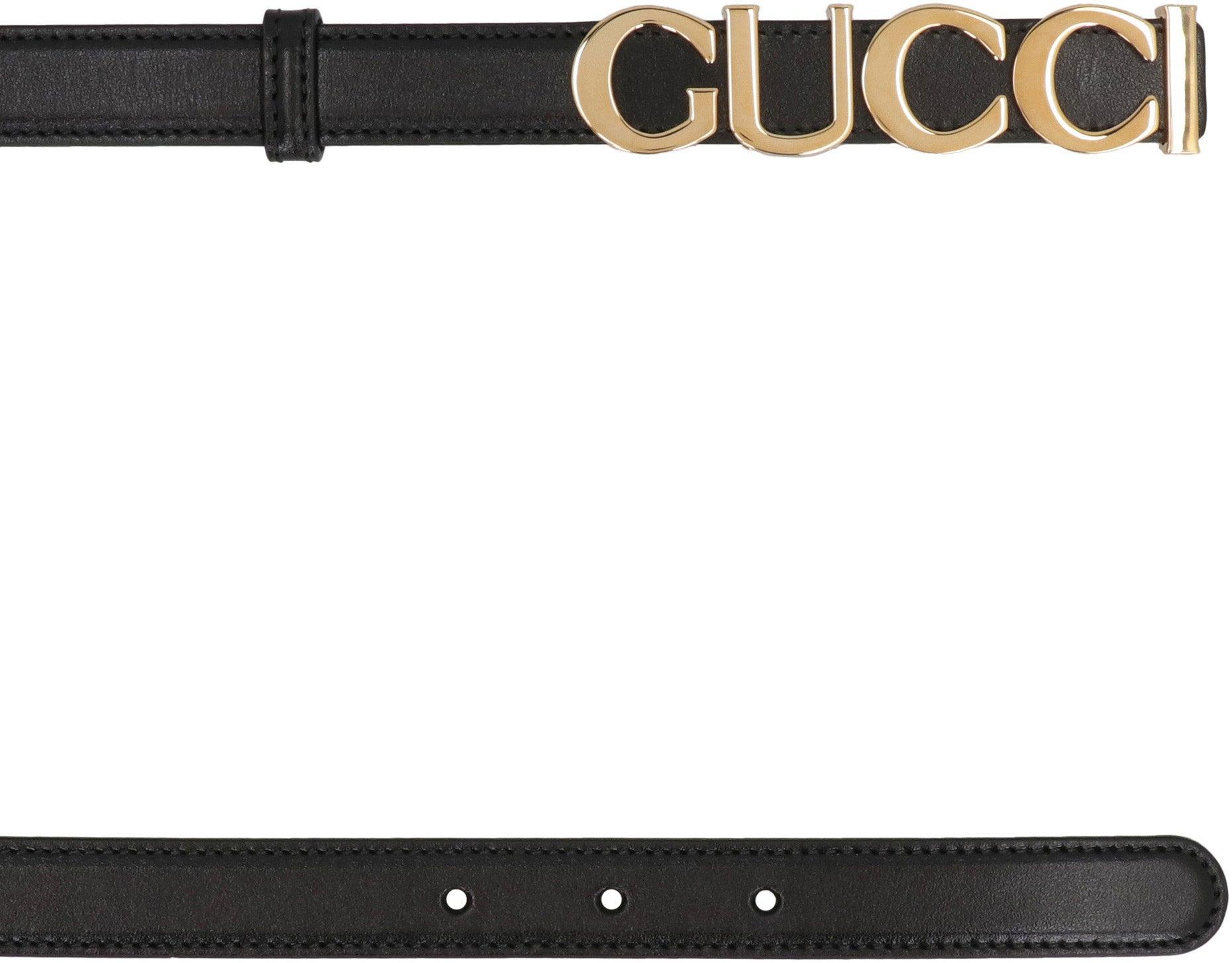 Gucci Buckle Belt in Black