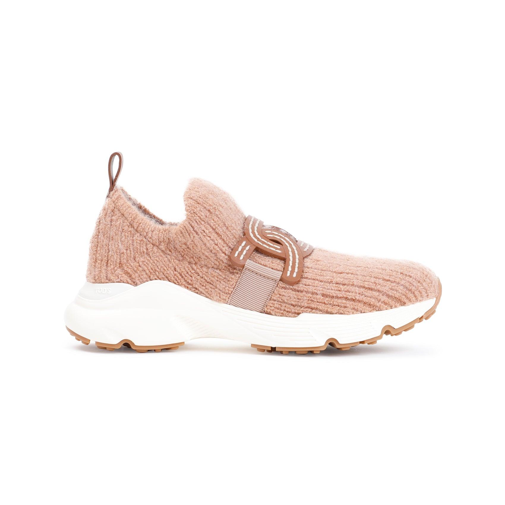 Tod's Women's Knit Sneakers in Nude & Neutrals