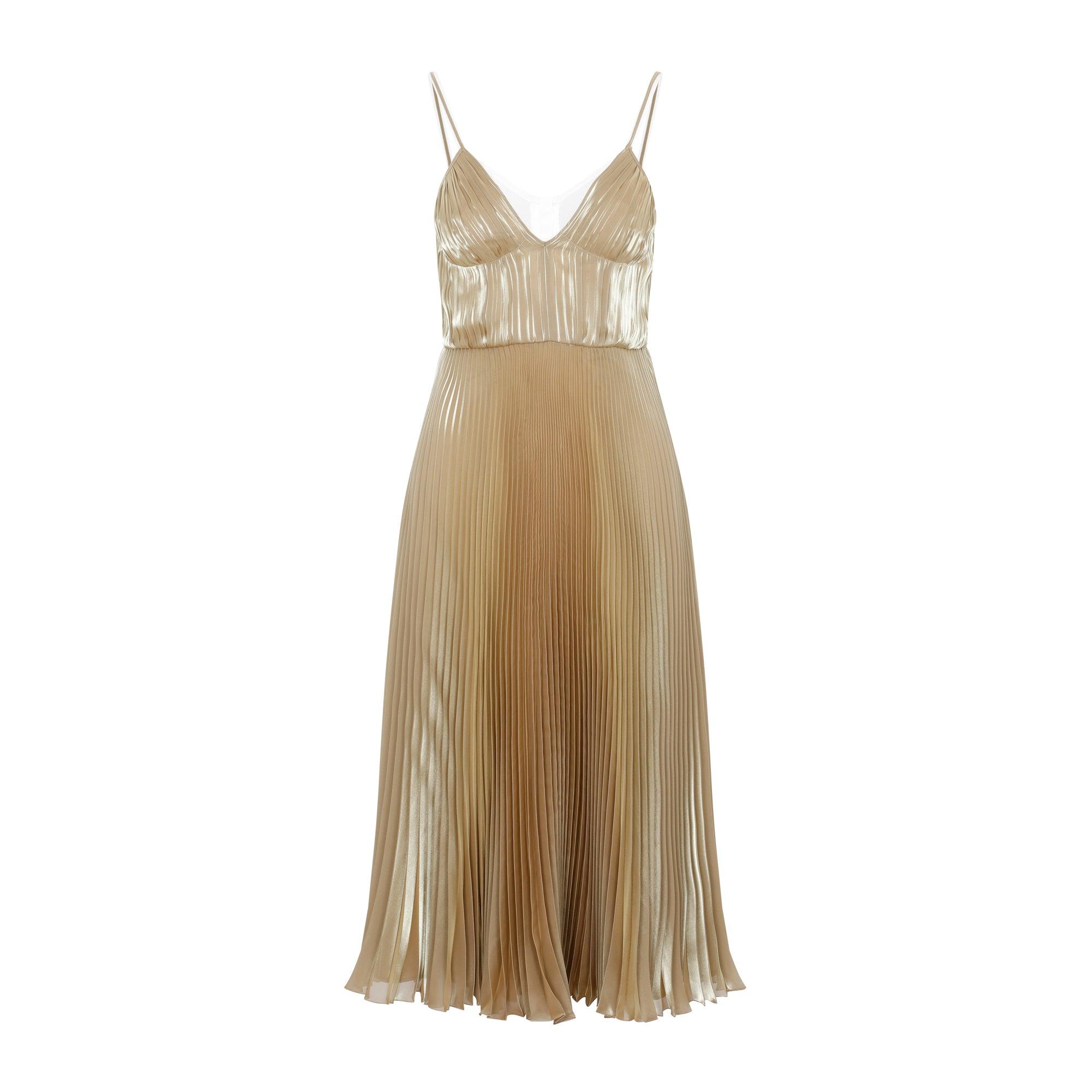 Prada Pleated Midi Dress