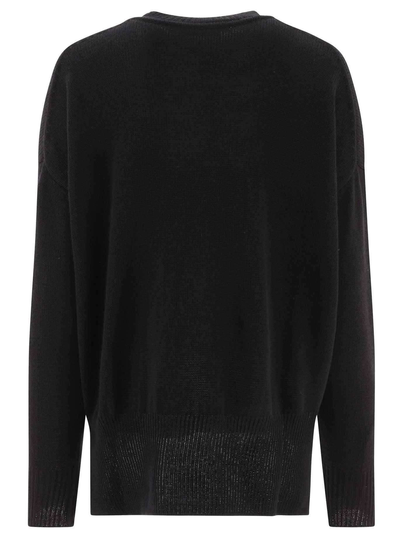 Jil Sander Women's superfine Cashmere Sweater in Black