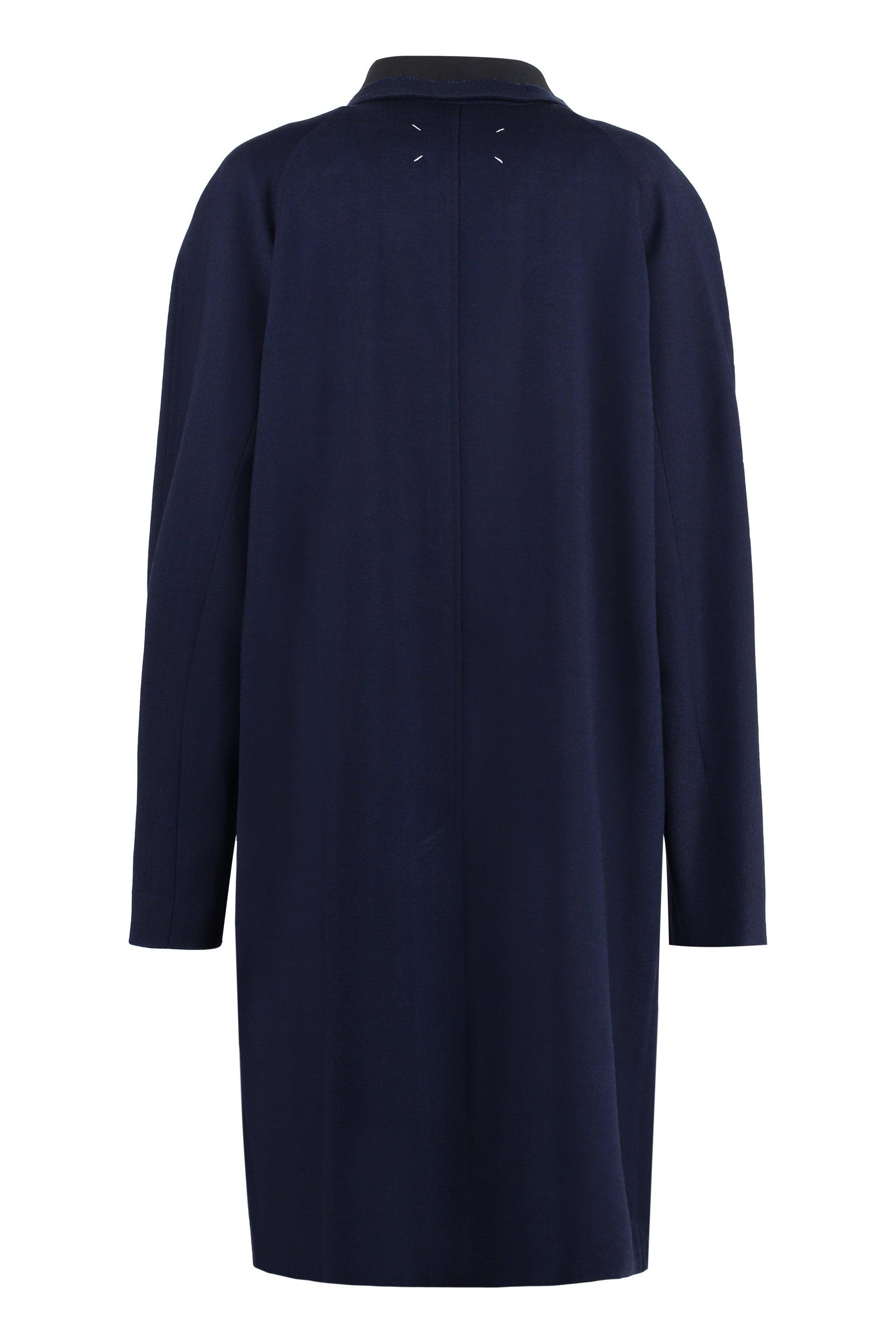 Maison Margiela Single-Breasted Wool Coat