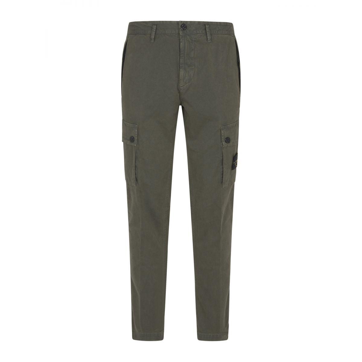 Stone Island Men's Cargo Pant in Musk