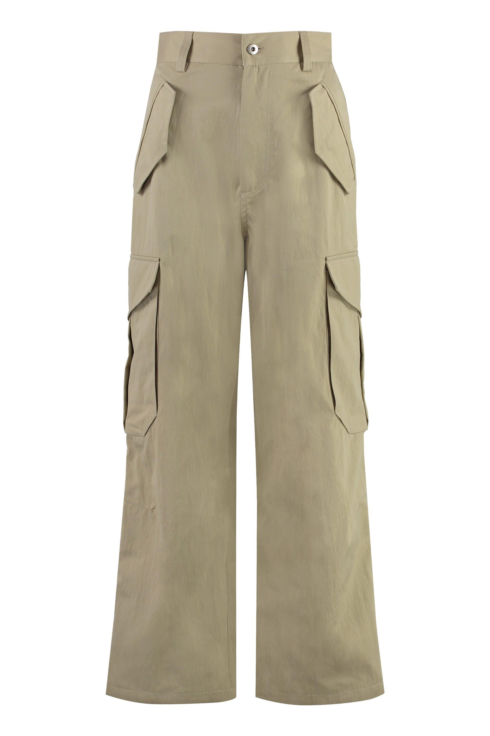 Bottega Veneta Beige Cotton Blend Cargo Pant