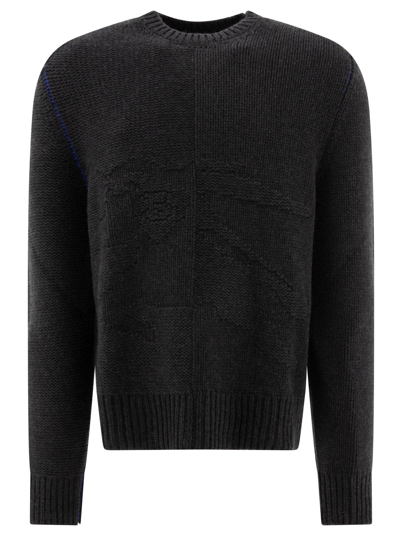 Burberry Men's Cashmere Sweater in Grey