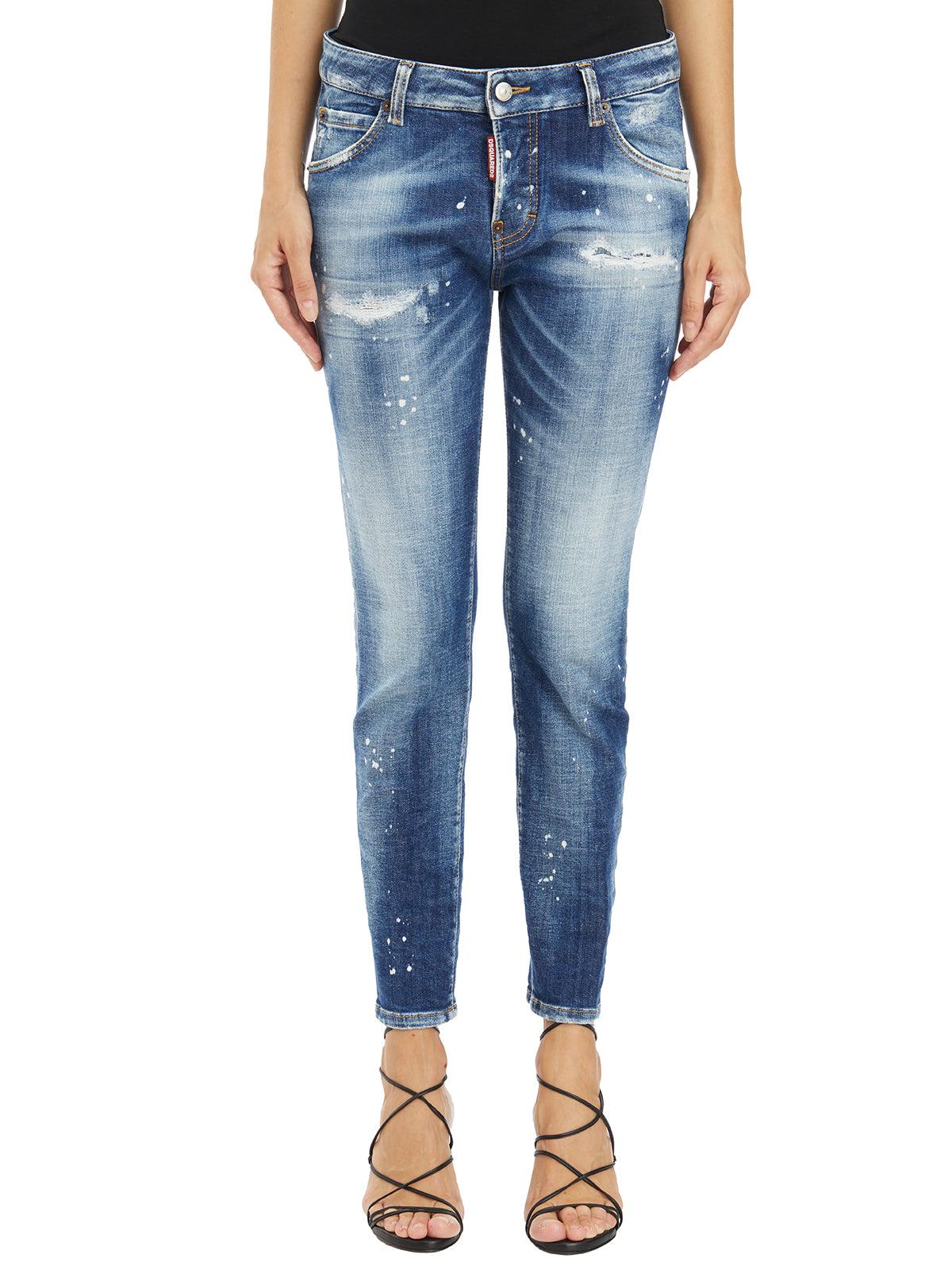 Dsquared2 Cool Girl Denim Pants in Light Blue