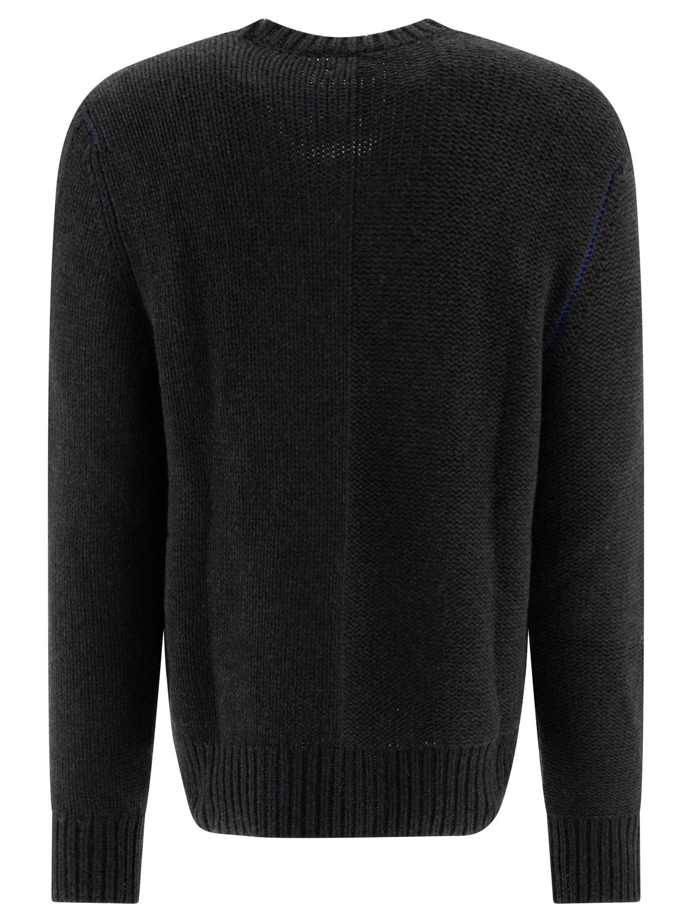 Burberry Men's Cashmere Sweater in Grey