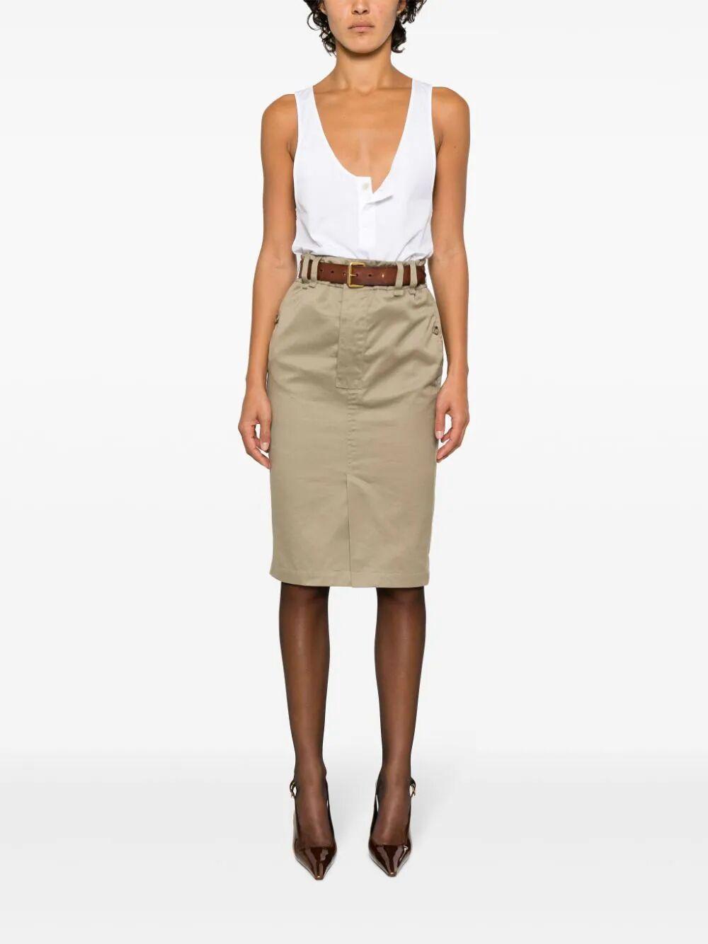 Saint Laurent Women's Cotton Poplin Tank Top