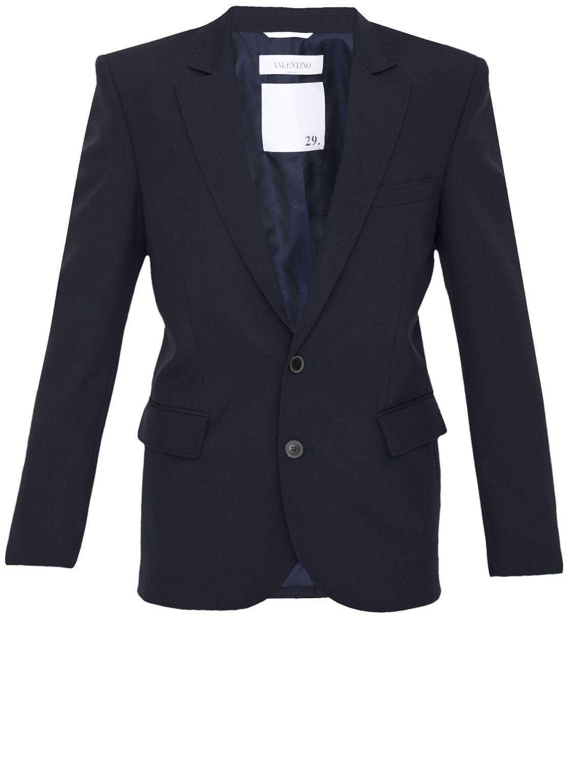 Valentino Garavani Women's Midnight Wool Blazer in Blue