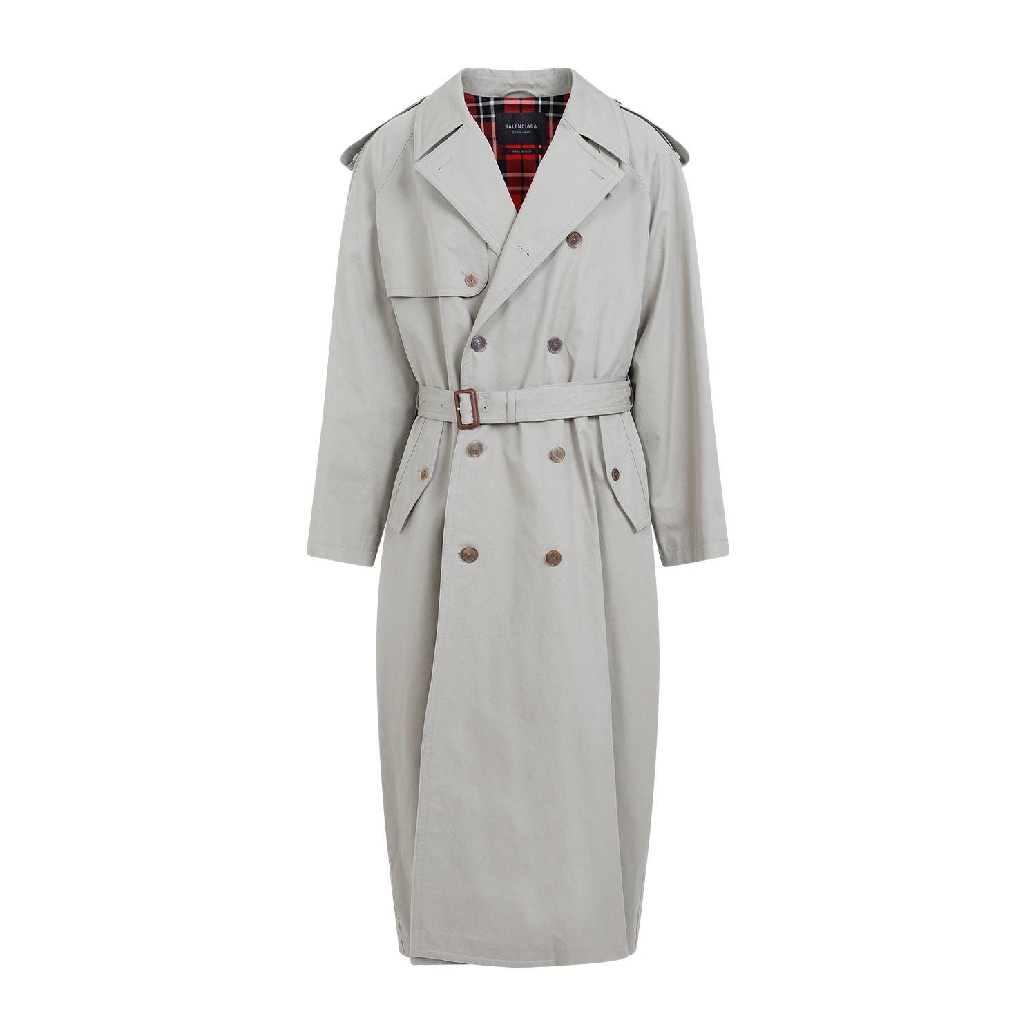 Balenciaga Women's Cotton Trench Coat