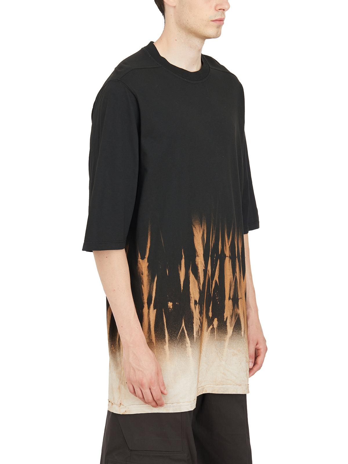 Rick Owens Men's T-Shirt Jumbo Ss in Black