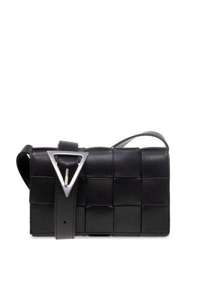 Bottega Veneta Men's Small Cassette Bag in Black