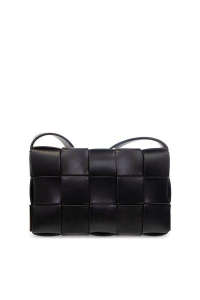 Bottega Veneta Men's Small Cassette Bag in Black