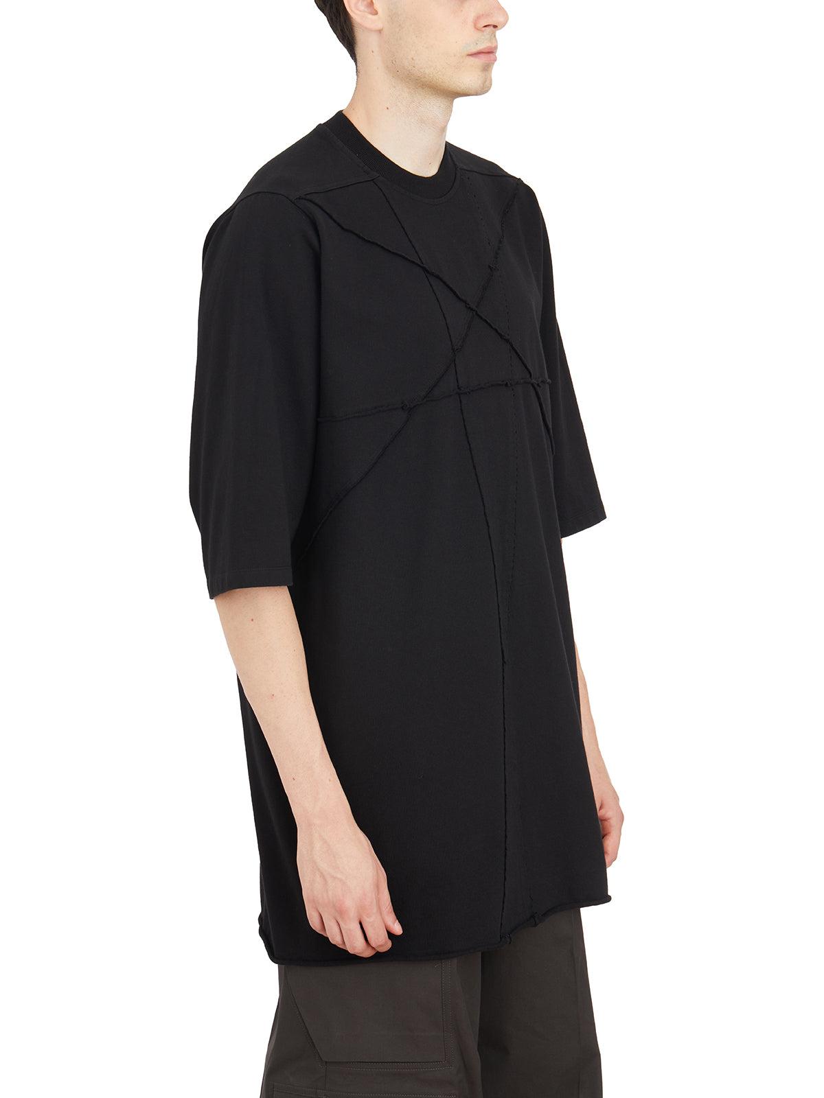Rick Owens Men's T-Shirt Jumbo Ss in Black