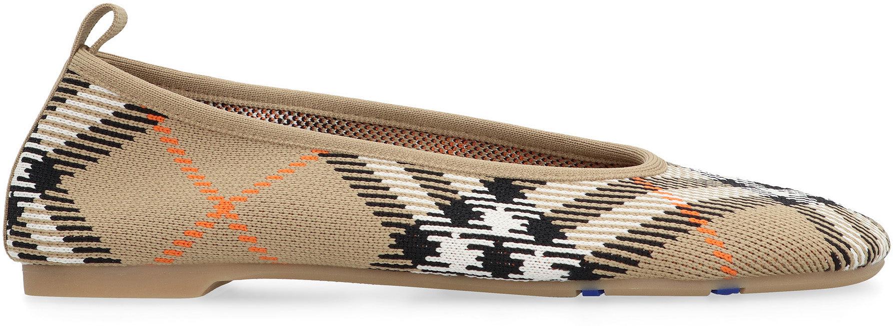 Burberry Women's Baby Fabric Ballet Flats in Beige