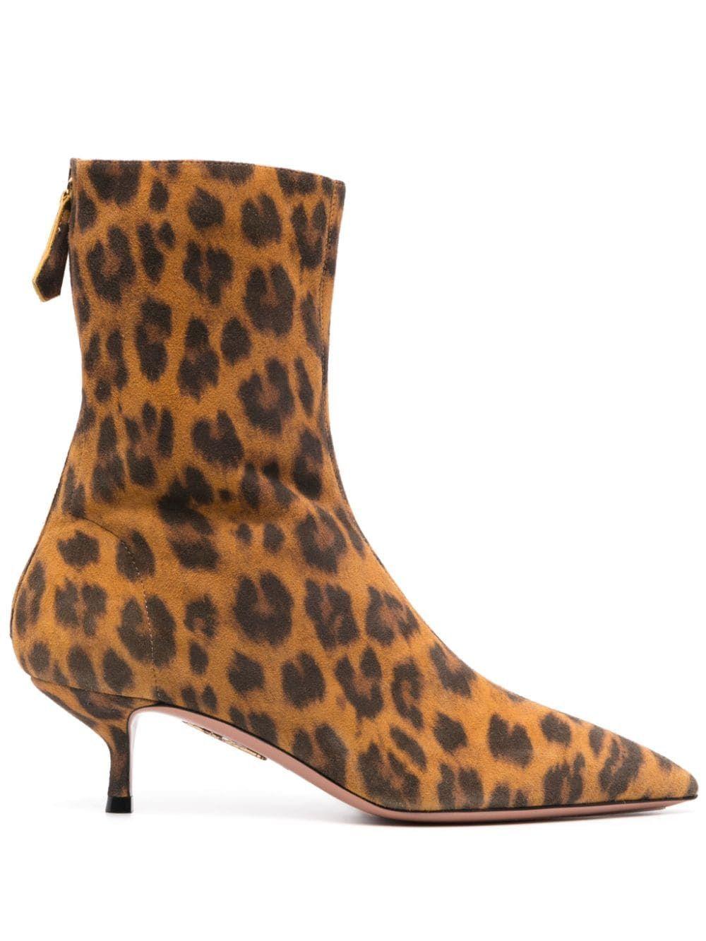 Aquazzura Montmartre Leather Ankle Boots