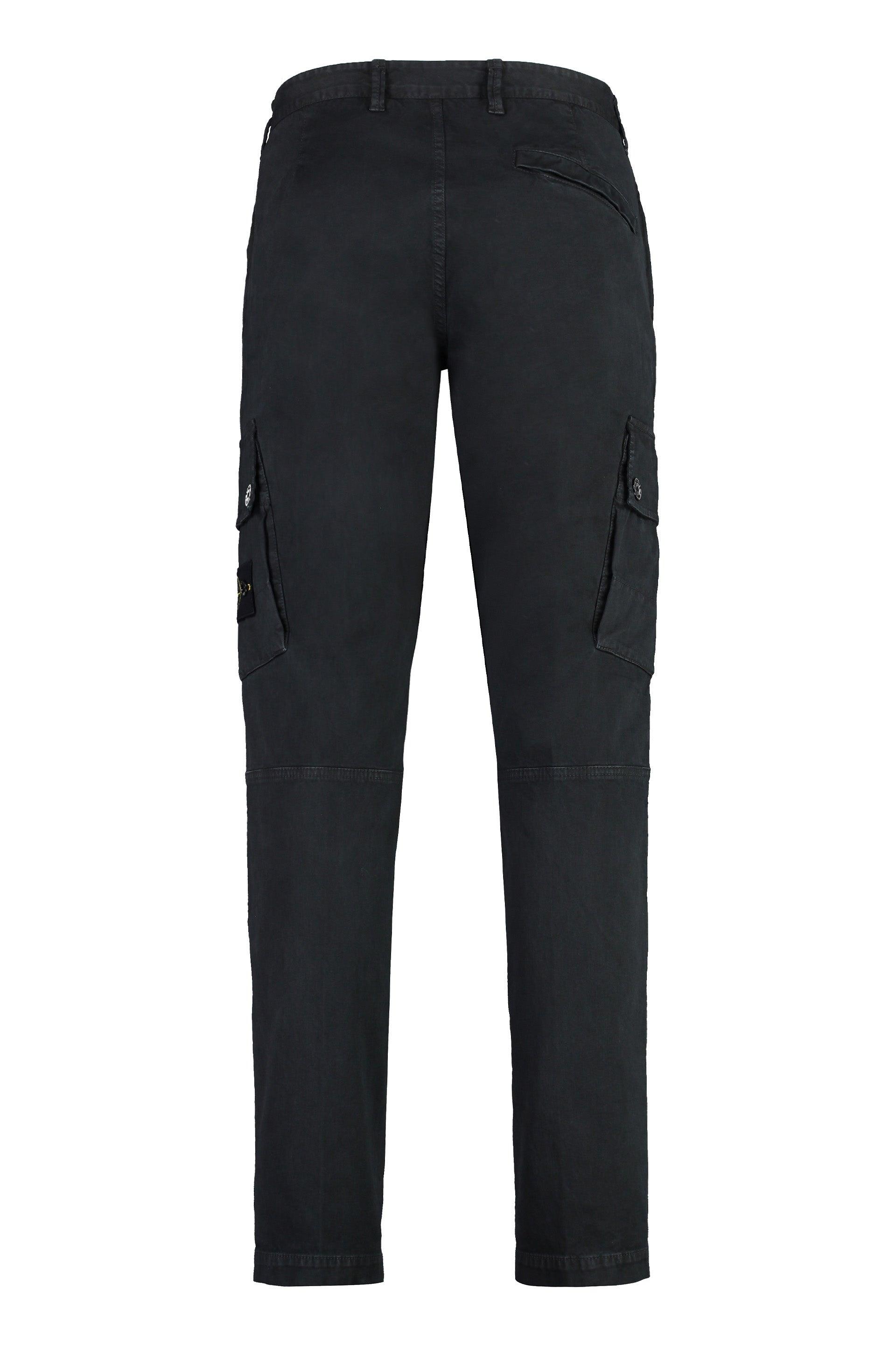 Stone Island Men's Slim Pants in Black and Navyblue