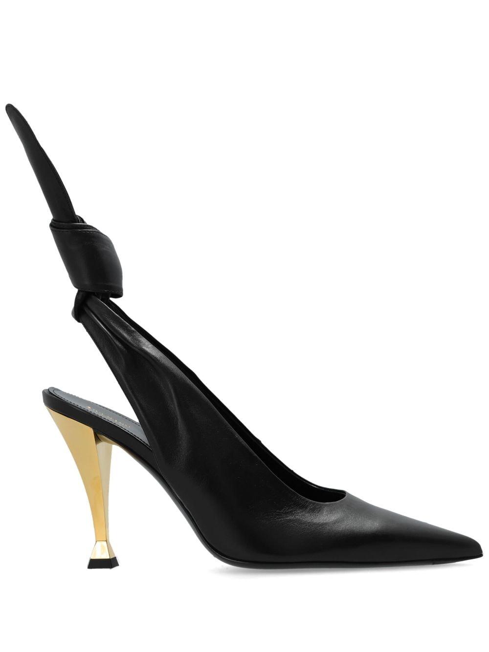 Givenchy Women's Beauw Knotted Slingback Pumps in Black