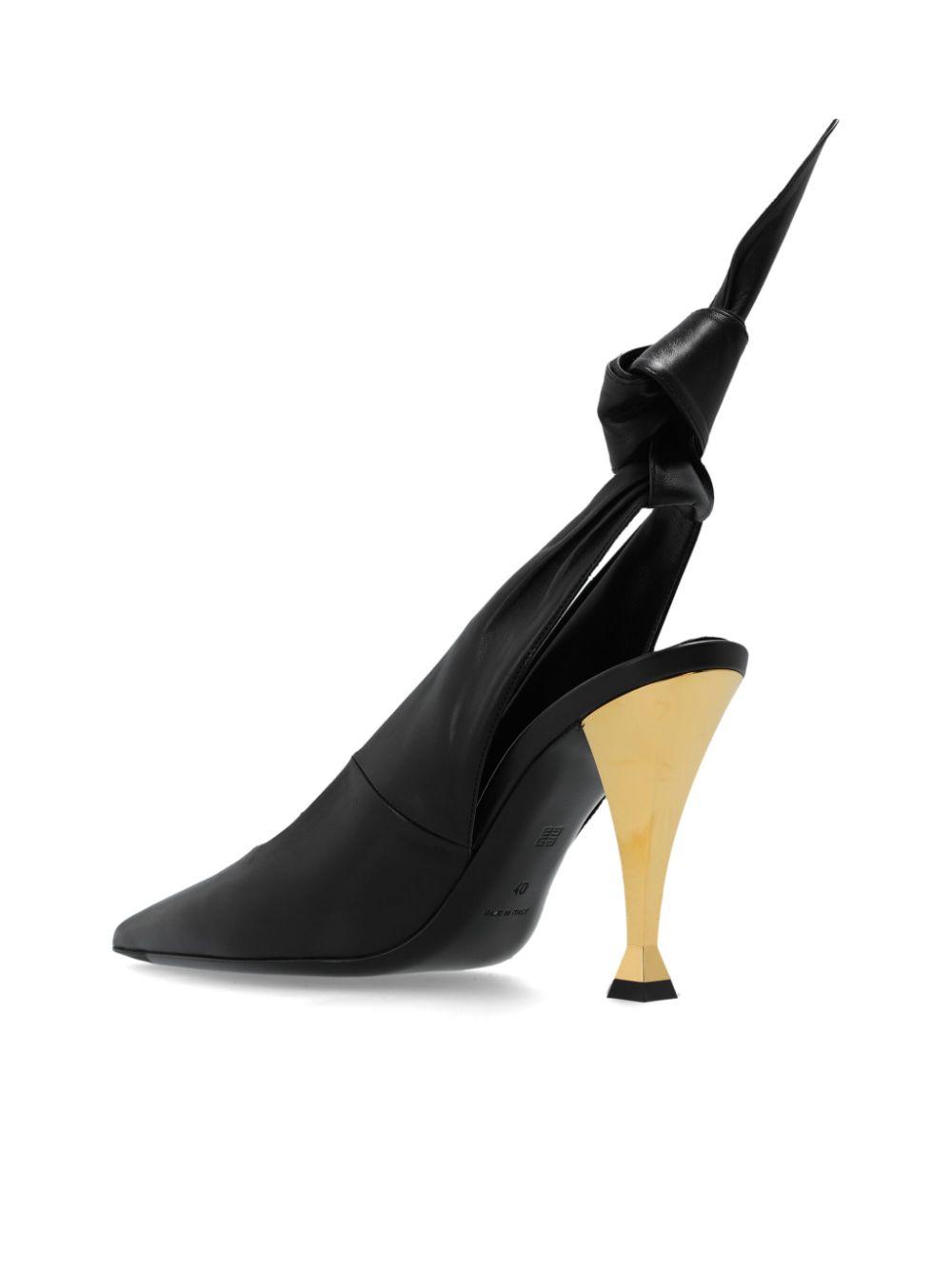 Givenchy Women's Beauw Knotted Slingback Pumps in Black