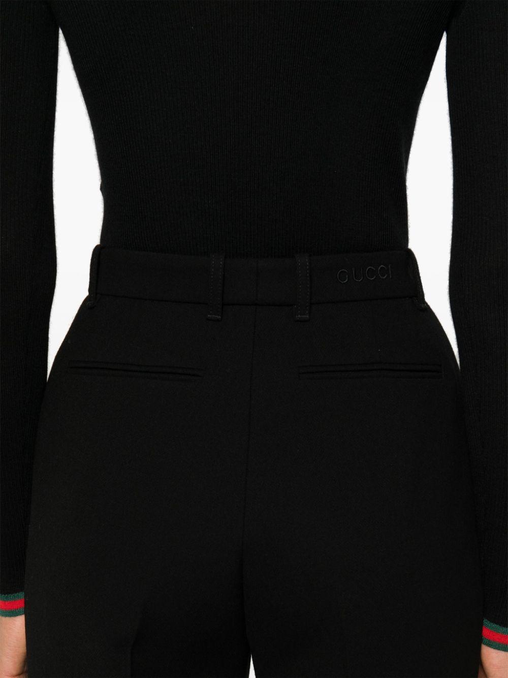 Gucci Women's Wool Trousers in Black