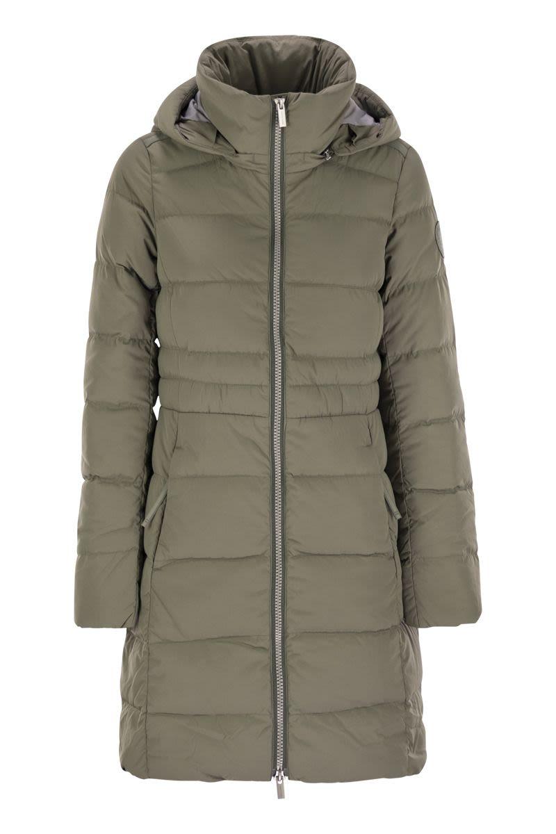 Canada Goose Women's Aurora - Hooded Parka Down Jacket in Olive Green