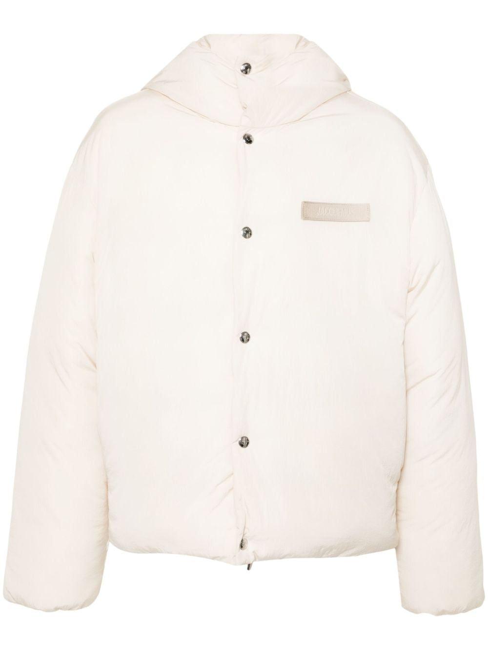 Jacquemus Men's La Doudoune in Black and Offwhite