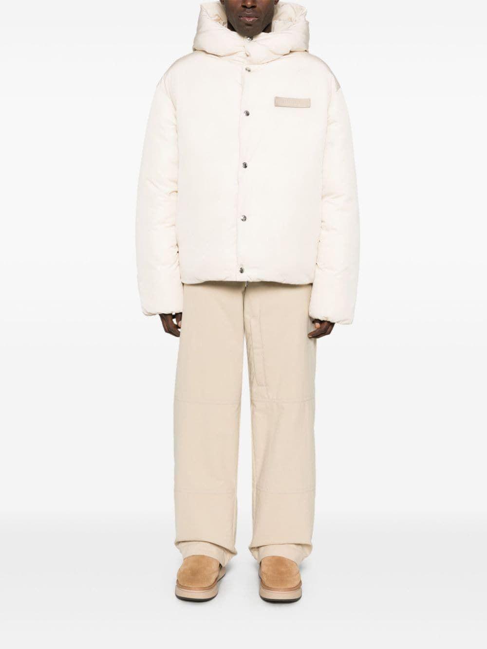 Jacquemus Men's La Doudoune in Black and Offwhite