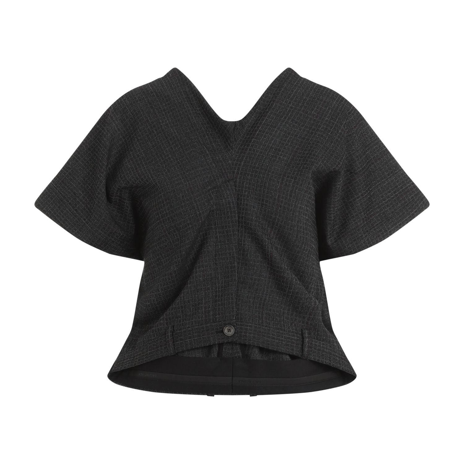Balenciaga Women's Tailored Pants Top in Black