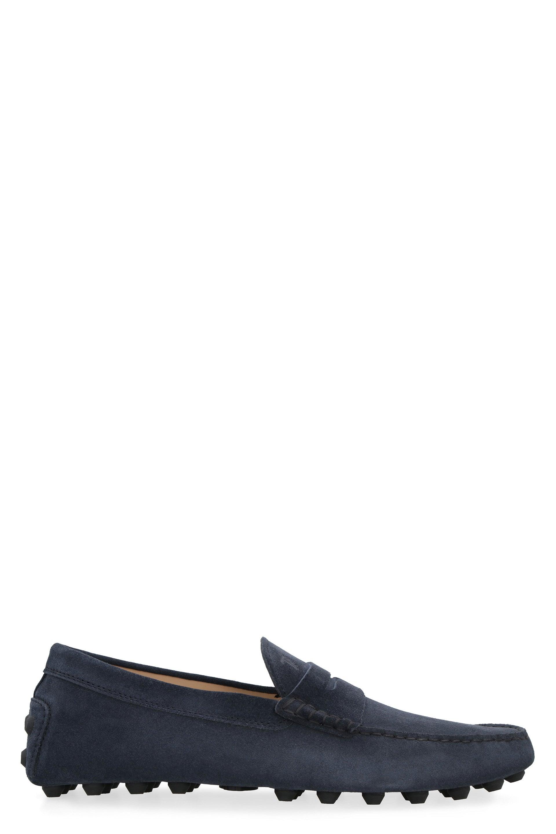 Tod's Men's Gommino Driving Loafers and Suede Moccasins in Blue